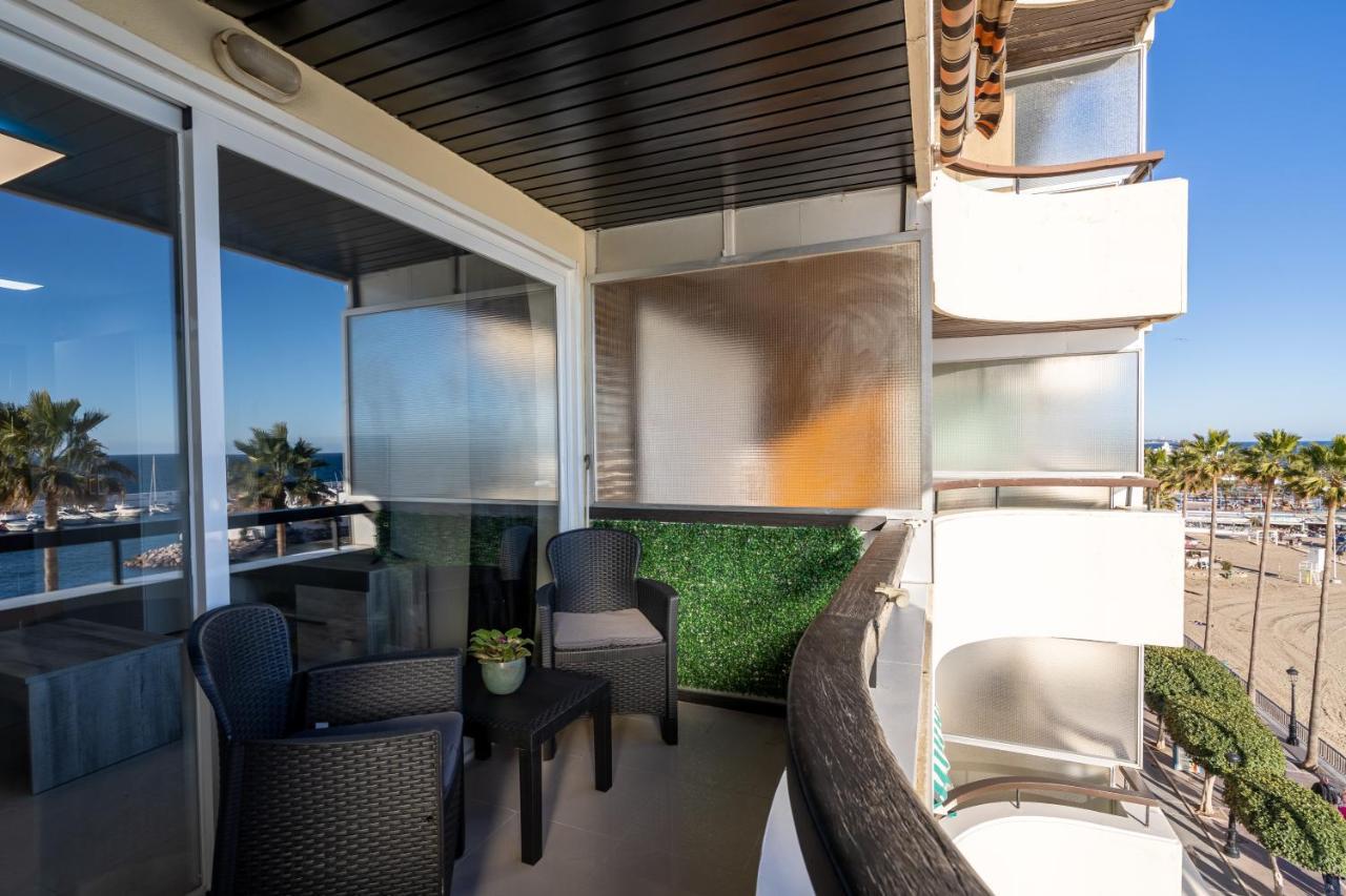 Beachfront Studio With Stunning Sea Views Marbella Eksteriør bilde
